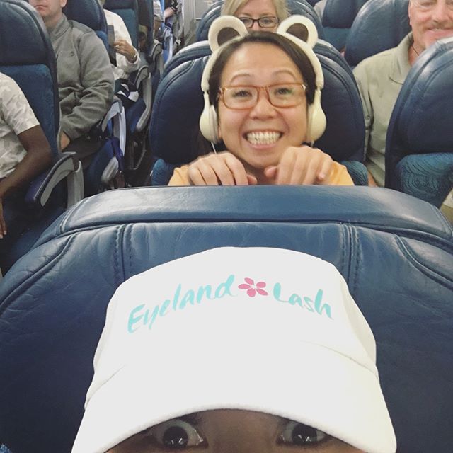 Alooooooha! From San Diego to Honolulu! #eyelandlash #hawaiicompetition [instagram]