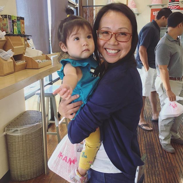 Finally got to meet this cutie! Can't believe she'll be a year old in a month! Great to see her mama @tav2c too. [instagram]