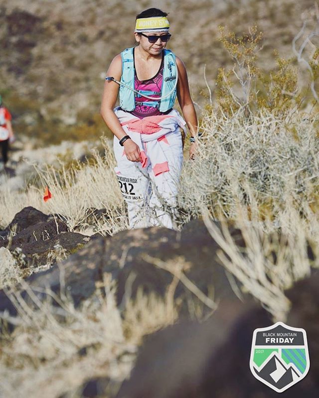 Contemplated life on the trails yesterday. Pondered why the heck I was in a onesie during Vegas’ hot spell in autumn. 🤣 Thanks for the photo @desertdashtrailraces #butdidyoudie [instagram]