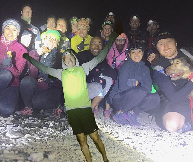 Live from Calico Basin, it’s Monday Night Trail! With special guests li’l Ron @feet2feat and @maiabirdygoat 🤘🏽 [instagram]