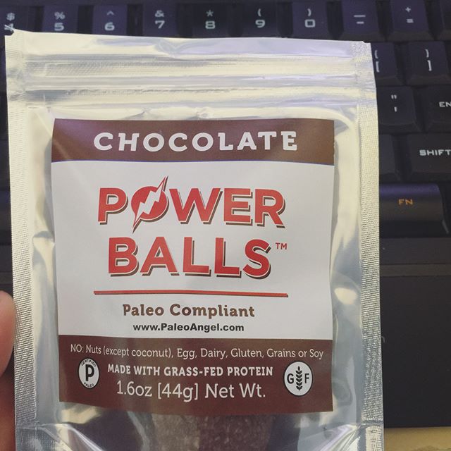 Snacking whilst doing some work on Saturday. #ballsinmymouth #paleo #paleoangel #supportlocal [instagram]