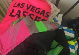 Look how neatly I prepared my bike kit last night for this morning’s ride… which I missed thanks to sleeping through my alarm 🤣 #LVL #VegasLassesRide [instagram]
