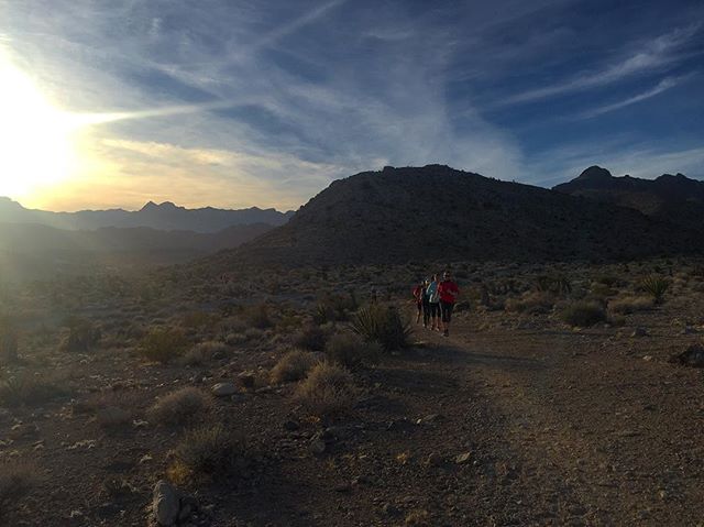 First run of the new year. #trailrunningvegas [instagram]