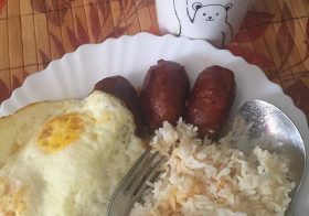 Ay! Longsilog at café. Sarap.  #filipinofood #almusal #desayuno [instagram]