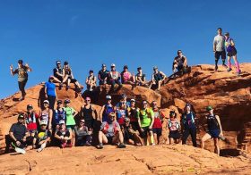 Fun run to Li’l Red Rock yesterday with @rebeccarunstrails Monday Trail Group + potluck after was awesome! Also, I finally got to see the Petroglyphs after several visits to LRR. Group : @roberekson #trailrunningvegas #trailjunkie #hshive #baseperformance [instagram]