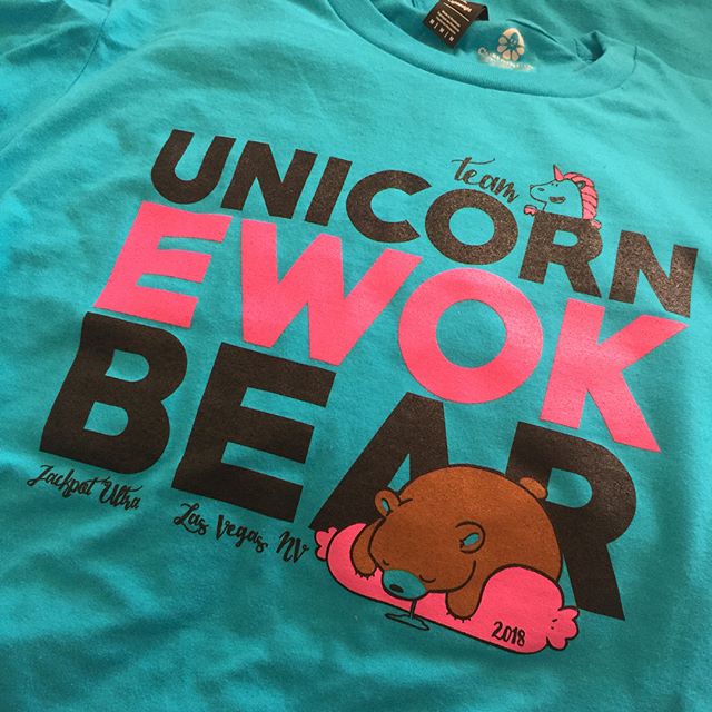 T minus one week, two days, and 16 hours until Jackpot Ultra. Ahhhh! Also, my pacers & crew “thank you” shirts have arrived. Printed via @customink 🏽 [instagram]