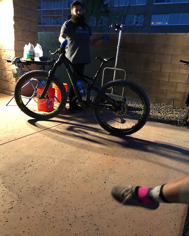 Got some solid bike cleaning instructions tonight at @thisdirtlife women’s series! Thanks @iamspecialized_wmn Lisa & Zabi of @lasvegas.cyclery [instagram]