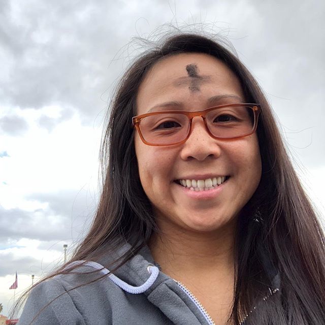 I got #AshFaced. (Lol been waiting for an entire year to use that hashtag.) #showyourash #ashwednesday #ashpuns #bhlent2018 [instagram]
