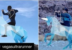 A momentous occasion: #SpaceX and their successful Falcon Heavy test flight & landing of boosters. Also, my friend #IronMass found his invisible unicorn on the trail lol Thanks for the #runnerimpersonation#Repost @vegasultrarunner with @get_repost・・・I realized in one of my recent pics that I was doing the @radragon “riding an imaginary unicorn” pose, so that must mean I need to do a runner impersonation post! [instagram]