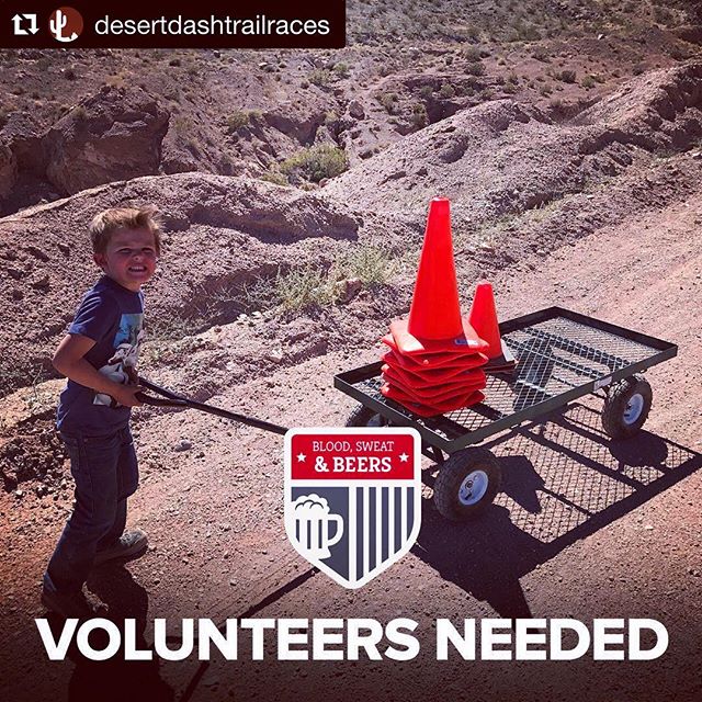 If you’re not running on March 3, join us to volunteer and get some race credit! #Repost @desertdashtrailraces with @get_repost・・・We're looking for YOU! Or your friends. Or family. Acquaintances are cool too, honestly.We're less than 1 1/2 weeks away from Blood, Sweat & Beers and we are still in need of some awesome volunteers! Head over to the volunteer website (link on FB) to take a look at the available positions and snag your spot! Running in the morning? You can still volunteer at night. Running at night? That's right. You can still volunteer in the morning.Check out the race day vibes and earn credit towards future races with Desert Dash while helping serve your fellow racers in the process. It's a great time! [instagram]