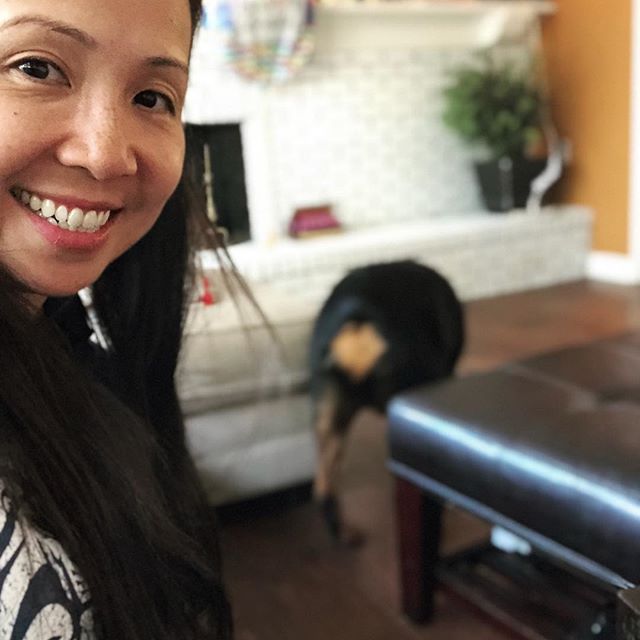 When you try to take a selfie with the pup but then he turns around lol. #heartbutt [instagram]