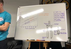 It was another informational @thisdirtlife clinic (3rd of 4) tonight on #mtb tire pressure, front fork & rear suspension pressure settings! They also covered the seat dropper and general maintenance tips. Good stuff. Thanks Lisa and @lasvegas.cyclery for hosting! [instagram]
