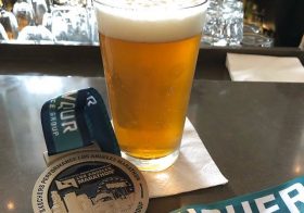 Angel City IPA and my 8th LA Marathon medal.  On a side note, my longest LA finish. That’s what happens when you pace your big sis and she has not trained! lol [instagram]
