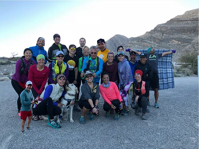 Monday nights are for singletrack trails! I miss my friend @rebeccarunstrails who normally organises these (she’s on Spring Break). Still, we had a great,windy time with new and old friends. #trailrunningvegas [instagram]