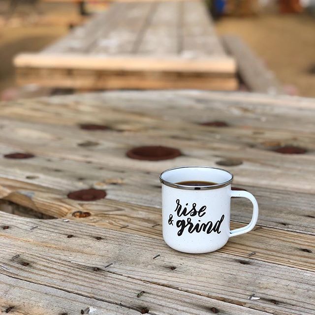 “A dream doesn’t become reality through magic; it takes sweat, determination, and hard work.” — C.Powell On another note, I finally got to use the camp cup my bro got me last Christmas. #tbt [instagram]