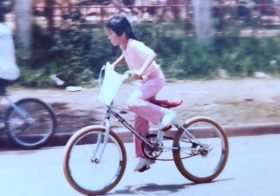 ZOMG my HAIR.  Here ya go, @thisdirtlife my #tbt to your #waybackwednesday challenge 🤣 I’m riding without a helmet, too. Yep, that was my childhood. Must be why I ended up being mental 🤪 #womenwhoride #whatsworthit [instagram]