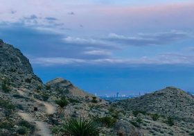 Monday nights are for trails with friends, fun, & beautiful views. #trailrunningvegas [instagram]