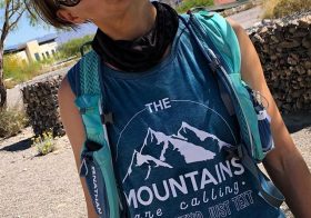 I need to find Kendal’s tank. It reads, “The mountains are calling. I wish they’d just text”  #trailjunkie #trailrunners [instagram]