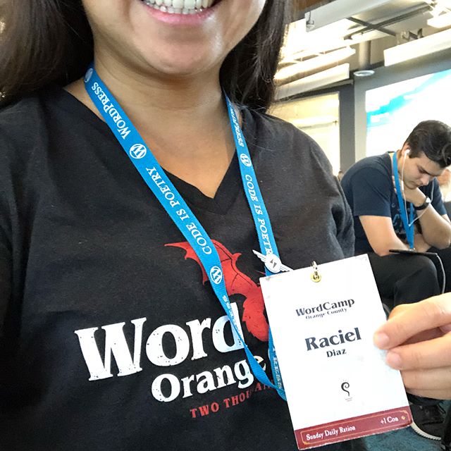 WordCamp OC, day 2 yesterday was a blast. I wish it didn’t end but we all have to go back and apply what we’ve picked up! #wcoc [instagram]