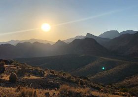View from Peak 3844 tonight. It was 95°F but felt like a cool 90°  Also, great catching up with @unamonicaadams (in-town from Georgia!) [instagram]