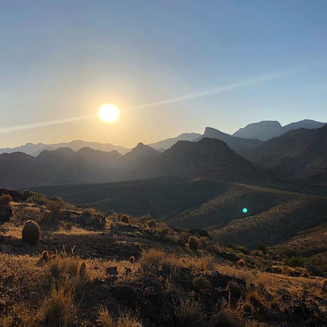 View from Peak 3844 tonight. It was 95°F but felt like a cool 90°  Also, great catching up with @unamonicaadams (in-town from Georgia!) [instagram]