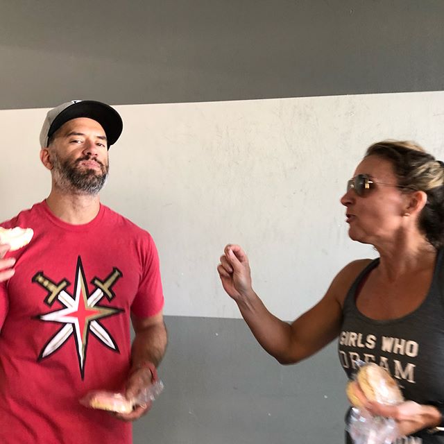 Señor @spendl0ve only brought two coconut cookies & @kiplyn70 just wanted a small bite; or just a taste. No such luck from the coaches. 🤣🤣 #nosharingcookies [instagram]
