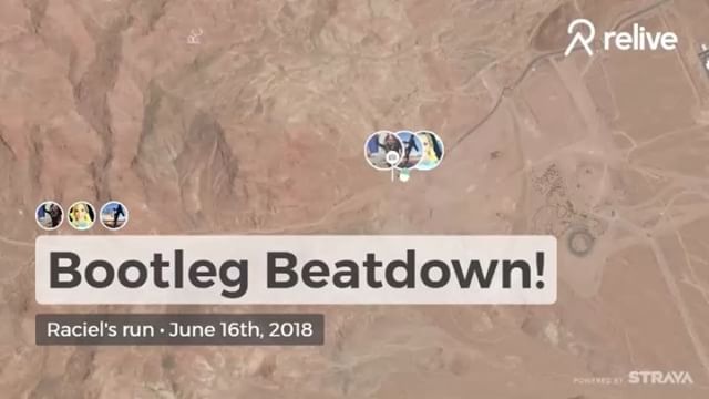Bootleg Beatdown was fantastically cooler this year and always a fun race to do! @desertdashtrailraces swag was sweet, too: a Beatdown buff & insulated bottle. Bonus: I hit my goal of finishing 3rd OA female in the 5km 🏽 [instagram]