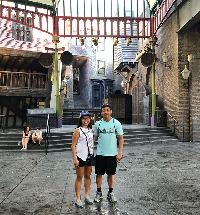 Diagon Alley with my Li’l brudder! #siblingfun [instagram]