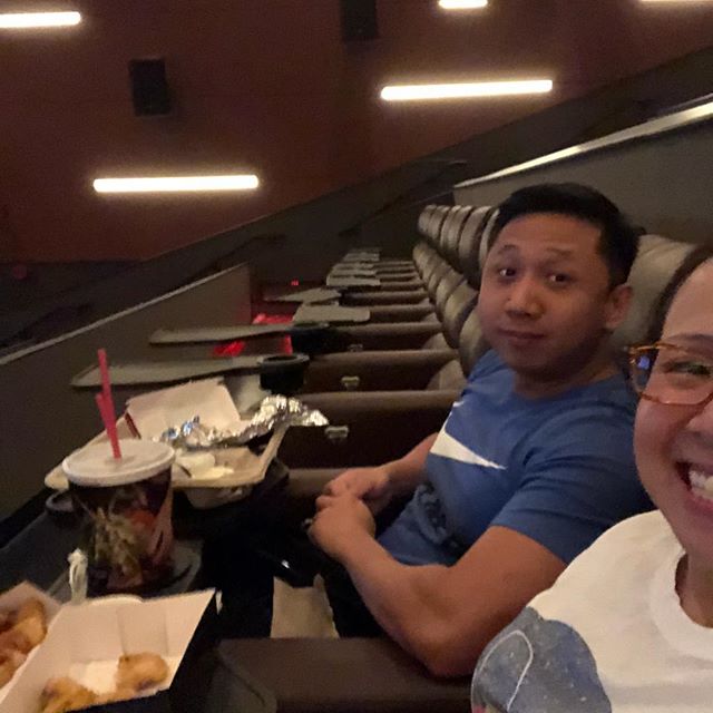 Couldn’t make Monday Night run, so it’s Jurassic World with li’l brudder in an almost empty cinema! [instagram]