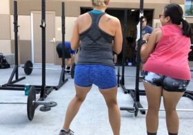 Today’s @wtechcrossfit WOD in 21 seconds with  @rebeccarunstrails @gregorius2424 @kiplyn70 #suncitycrossfit 🤣 [instagram]