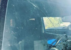 Poor Big Blue! This crack spread even more overnight. He’s at @centennialtoyotalasvegas getting some TLC, then @1stclassAutoG is going to replace his windshield. #fjcruiser [instagram]