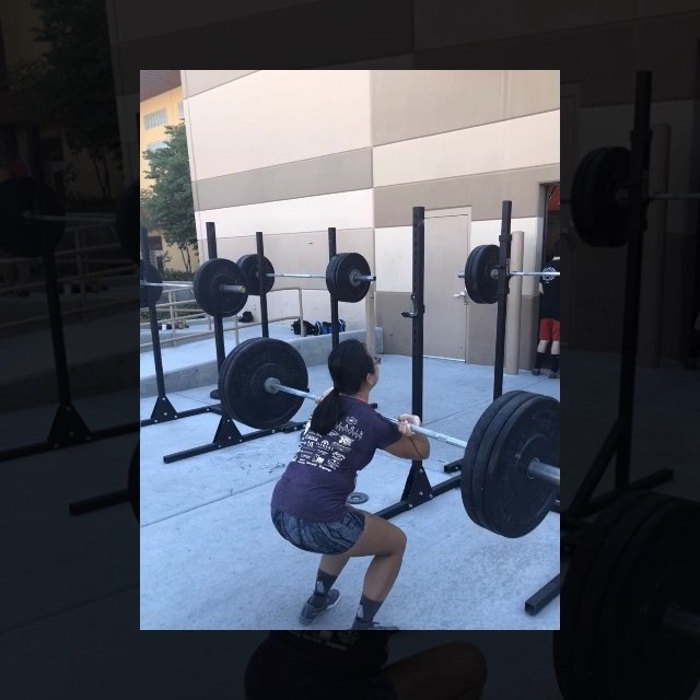 This is the most I’ve done during my off-season! 115# FS PR! And then during our WOD — 24” Box jump. This will help when I begin training for the beast that is Jackpot Ultra 48hr. [instagram]