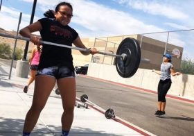 Last time lapse workout of the summer  Also, @brandy.lee.16 & Kirsten learned the finer points of the “Clean” #strongerthings #PR .Dat garbage truck doe lol [instagram]