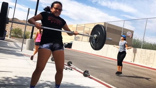 Last time lapse workout of the summer  Also, @brandy.lee.16 & Kirsten learned the finer points of the “Clean” #strongerthings #PR .Dat garbage truck doe lol [instagram]