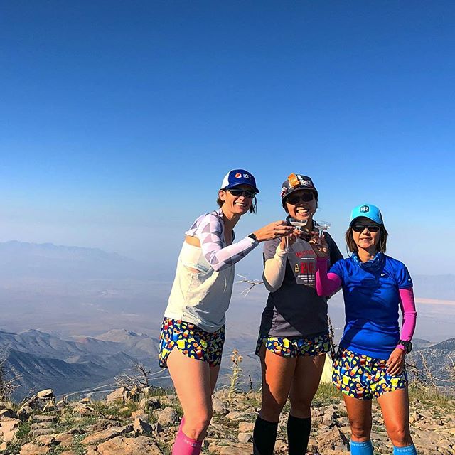 Back when it was barely 10am, we were at 11,060ft, and the bubbly was poured. But! We were wearing “Happy Hour” shorts by @boausa so yeah.  #myboausa #wcw [instagram]