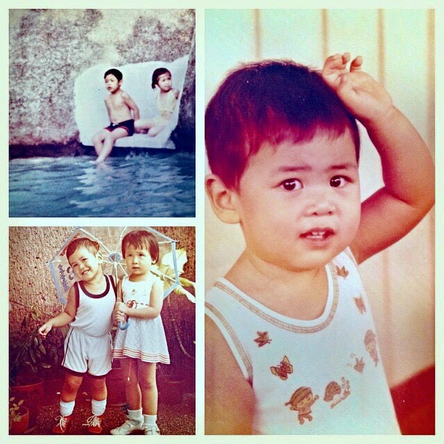 Before he was @rayspiration he was my cuddly little bro!  Happy birfday!! 🏽🤗 #birthdaygram [instagram]