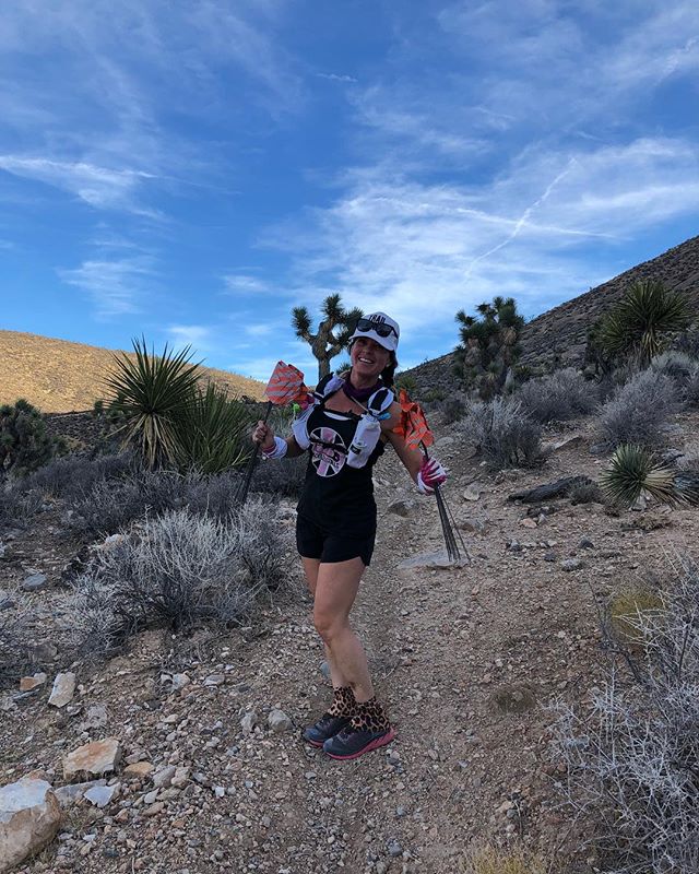 Course Marking, packet pickup, and Flat Raciel... It’s the most wonderful time of the year: Trails of Glory! [instagram]
