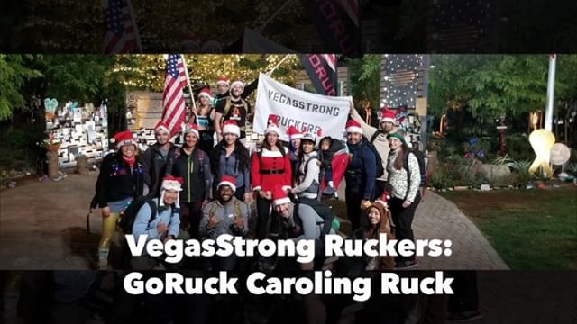 Last night’s weekly #VegasStrongRuckers ruck was a Christmas Caroling version for the @goruck Ruck Club Callout and it was so much fun! We did PT, sang popular carols and replaced some lyrics with the word Ruck! 🤣 #ruckclub #ruckclubcallout [instagram]