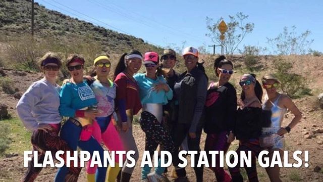 It was a Saturday of volunteering as I captained the Caldera Aid Station at #bloodsweatandbeers by @desertdashtrailraces I couldn’t have been more proud of and thankful for these ladies and their dedication to helping the hundreds of runners that passed through our 80’s-themed aid station. We had “NO REGERTS” that day (except maybe for not slapping on more sunscreen 🤣) [instagram]