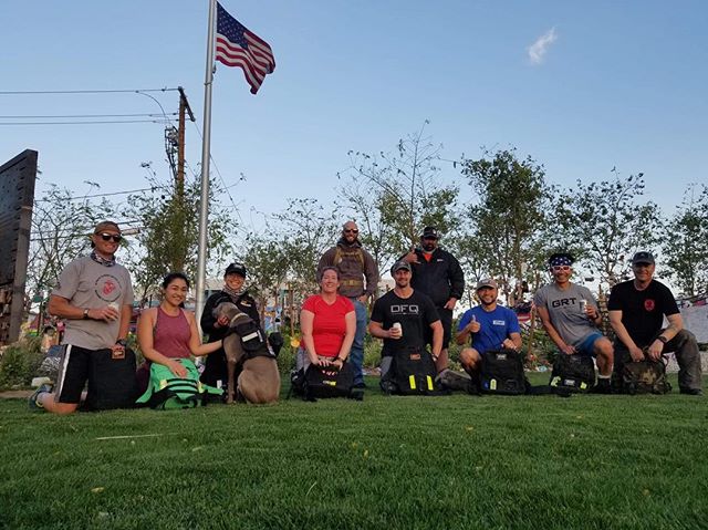 Photos from last night’s windy ruck courtesy of @johnberunning We did Day 2 of the #GoRuckChallenge and then enjoyed pizza & beers. On our return to the Artifice, we got hit with some 40mph+ tail wind... it made for a fast march back 🤣 [instagram]