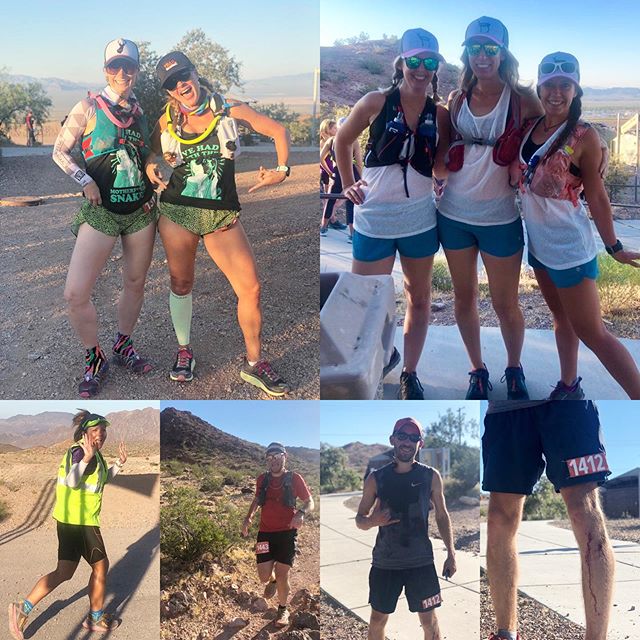 Saturday was a morning of volunteering where I saw friends rock the annual @desertdashtrailraces Bootleg Beatdown! I also introduced my visiting sisypoo @runtricpa to Boulder City singletrack, told her to watch out for sneks/nope ropes, and after helping clean up at the race, finished the morning with some #ows drills at Lake Mead. [instagram]