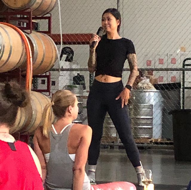 Congrats to @boozeyoga on her 5th Anniversary at last night’s Booze Yoga. It was our first time there and had great fun! Maybe too much fun... Thankfully, we didn’t get shushed. 🤣 [instagram]