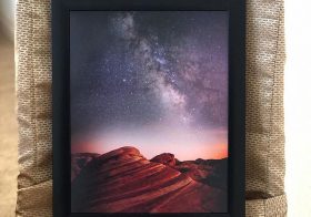 Valley of Fire.  My first @jdollabillings photograph! This photo of the photo doesn’t do it justice  #nightphotography #nightexposure #beyondvegas #supportlocalartists [instagram]