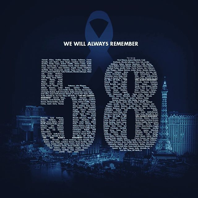 On 1 October, in memoriam. #vegasstronger #vegasstrong [instagram]