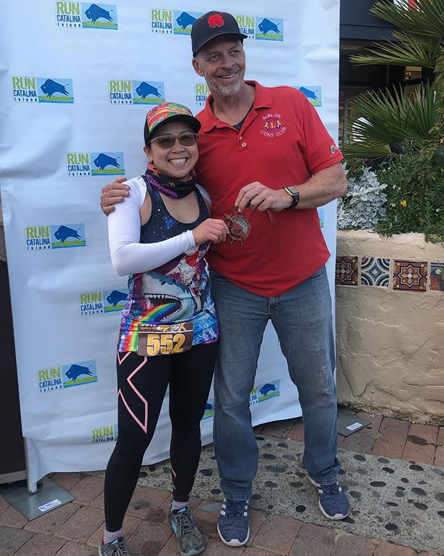 This finish was challenging! 🤣 #risingmountainscoaching #ultrarunner #avalon50k  @wining__runner [instagram]