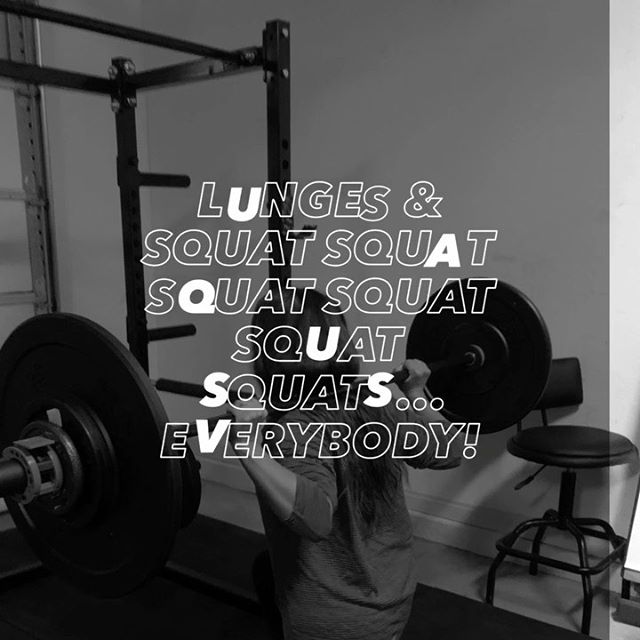 Sometimes, you just need a late night session of squats with @kirstenonthego and about a 25sec compilation of squat silliness  #squats #womenwholift #frontsquat #crossfit #barefoot #lmfao #girlsgettingstrong [instagram]