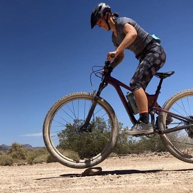 So stoked that @ooh_la_lant has joined the Sisterhood of Trail Riding Unicorn Trail Sistahs (STRUTS)🤣 JDeck also showed me the fun new bike trails at Floyd Lamb and even got to ride down this (black diamond -rated) mini rollers. Then, we practiced our bunny hops! She progressed so fast in under an hour! Guess what she named her bike? [instagram]