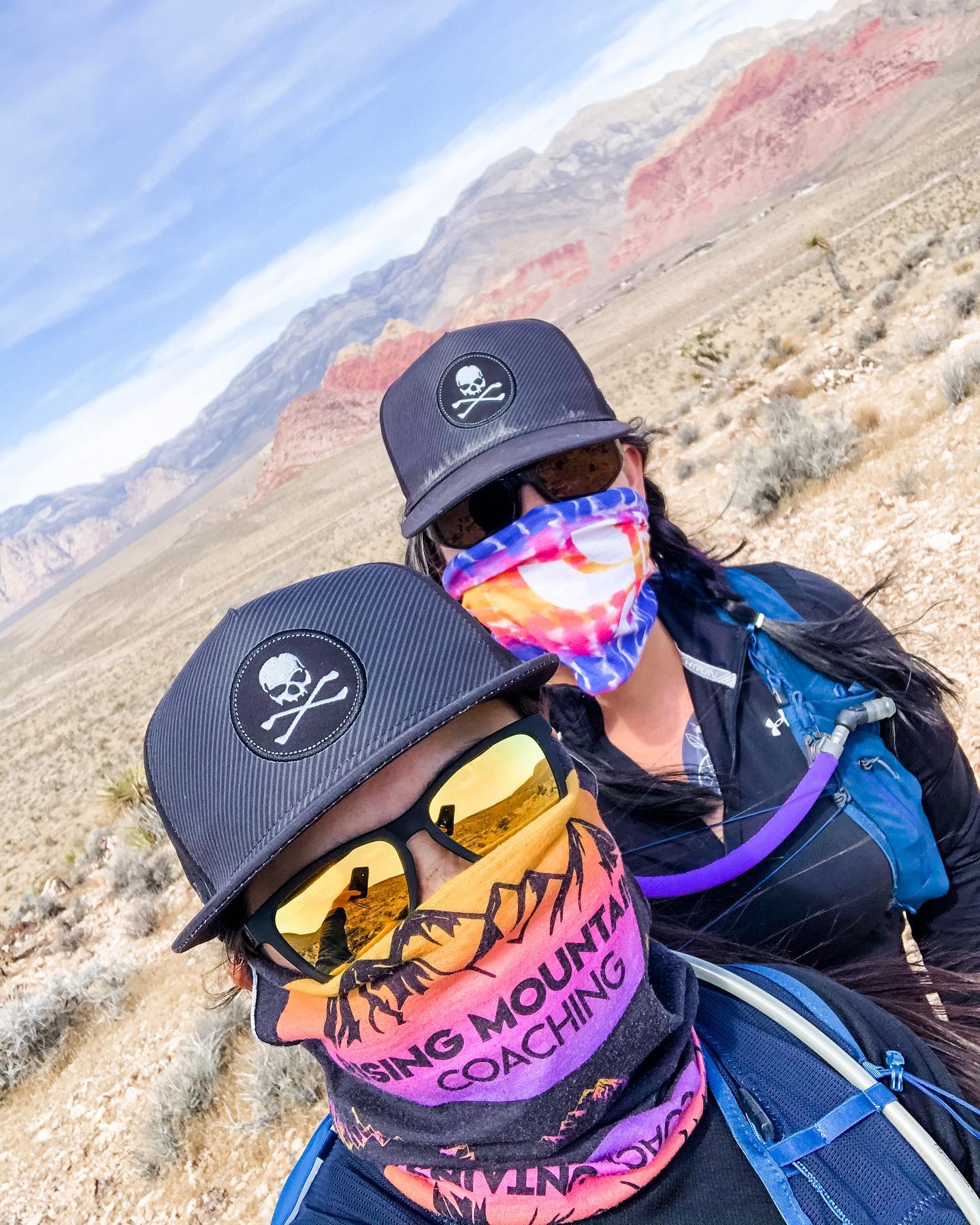 8mi + nearly 1,200ft of climbing 🤪 with @gunsarmory 🏽🏽Poses with the machete because  it’s a really cool machete 🤣#baseperformance #risingmountainscoaching #teamrivs #rageon #cancersucks [instagram]